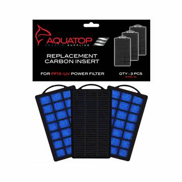 AQUATOP MIRC-15 Aquarium Carbon Cartridge for PF15-UV Hang On UV Filter